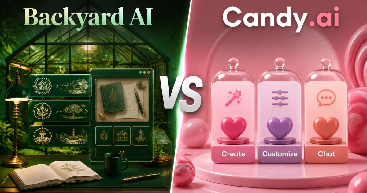 Backyard AI vs Candy.ai: Local vs Romance #1 comparison card