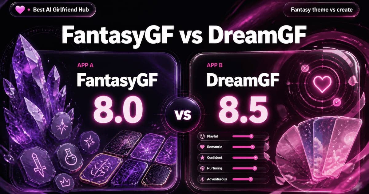 FantasyGF vs DreamGF: Theme vs Gallery Builder comparison card