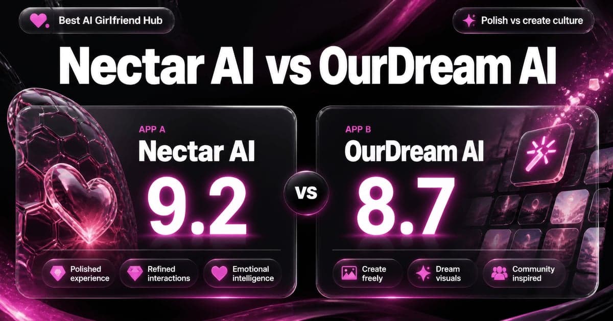 Nectar AI vs OurDream AI: Scores & Who Fits comparison card