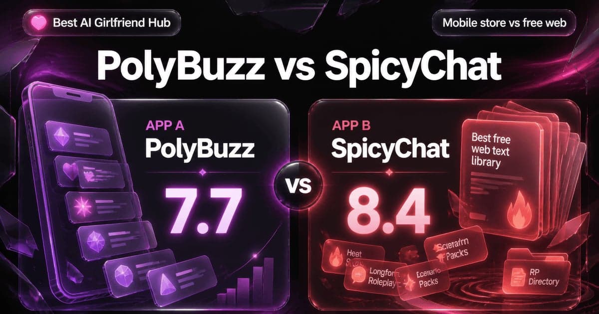 PolyBuzz vs SpicyChat comparison card