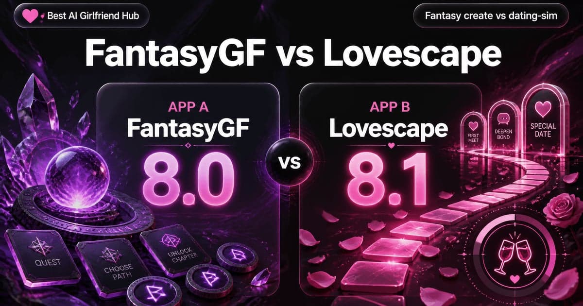 FantasyGF vs Lovescape comparison card