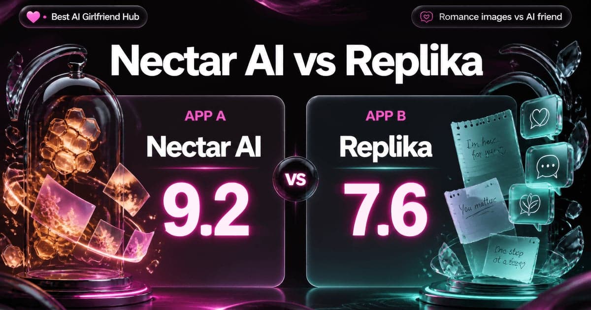 Nectar AI vs Replika comparison card